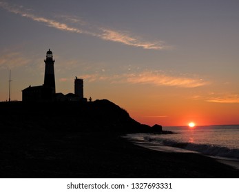 Sunrise, Montauk Point Light