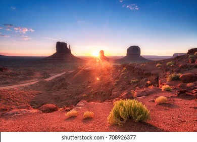 Sunrise At Monument Valley, Arizona