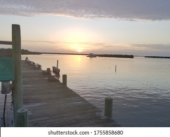 Sunrise At Mosquito Lagoon On East Coast Florida  Fisherman's Paradise 