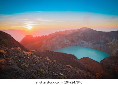 Sunrise At Mount Kelimutu, Flores, Indonesia