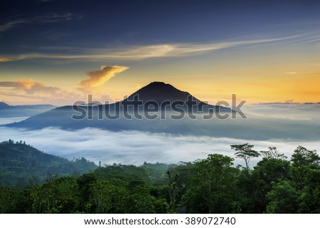 sunrise Mountain 
location Mountain Batur kintamani
bali indonesia