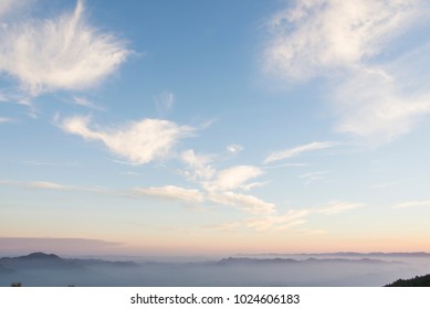 Sunrise mountains china - Shutterstock ID 1024606183