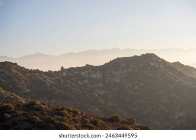 Sunrise, Mt. Hollywood, Griffith Observatory, Los Angeles skyline, cityscape, urban beauty, dawn, morning light, majestic, scenic, panoramic, views, Hollywood Hills, Griffith Park, iconic landmark, CA - Powered by Shutterstock