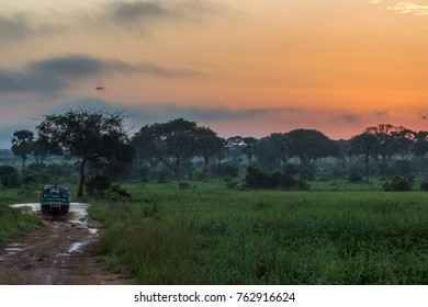 Sunrise In Murchison Falls National Park