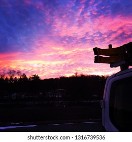 Sunrise With My Work Van