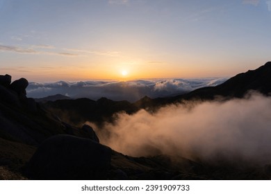 Sunrise from Nagatadake, Yakushima island, Japan - Powered by Shutterstock