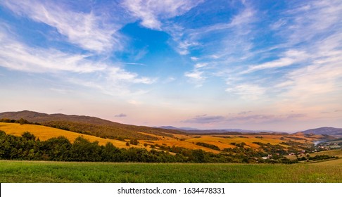 Sunrise In National Park Poloniny, Carpathians, Slovakia