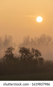 sunrise near Znojmo, South Moravia, Czech Republic - Shutterstock ID 1619837986