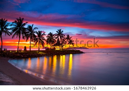 Sunrise from North Borneo, Sabah, Malaysia