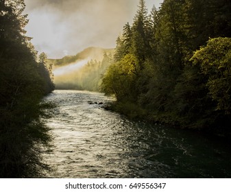 Sunrise Up The North Umpqua River