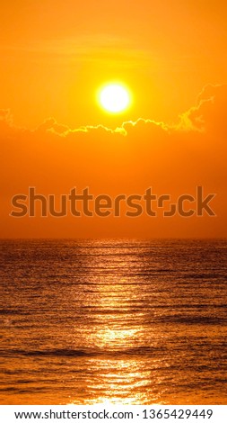 Similar – Baltic Sea at the end of the day