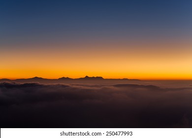 Sunrise On Adams Peak, Sri Lanka