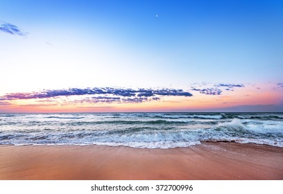 Sunrise on the beach.