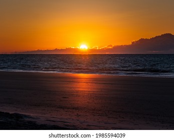 Sunrise On The Beach At Hunting Island State Park