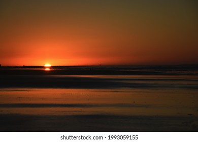 Sunrise On The Beach Necochea Argentina