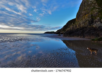 Sunrise On The Beach On The Solway Coast