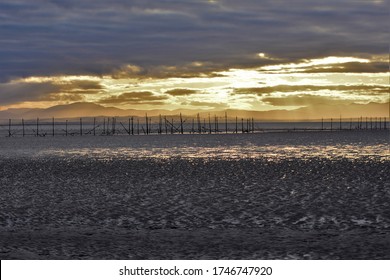 Sunrise On The Beach On The Solway Coast