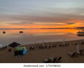 Sunrise On Beach In Traverse City