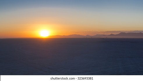 Sunrise On The Black Rock Desert