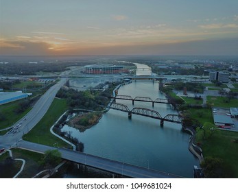 Sunrise on the Brazos River in Waco Texas