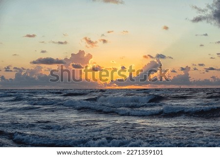 Sunrise on the Coast of Texas - photographed at Mustang Island State Park