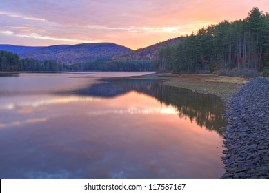 Sunrise On Cooper Lake Near Woodstock, NY