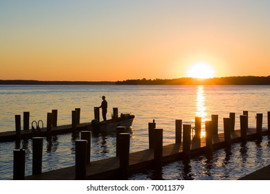 Sunrise On Elk River,Maryland