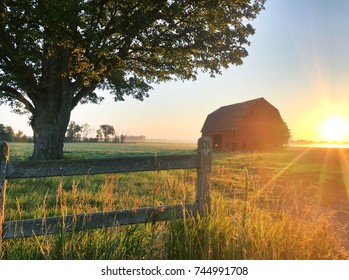 Sunrise On The Farm