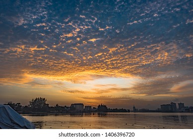 Sunrise On The  Lagos Lagoon, Victoria Island