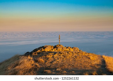 Sunrise On Mission Peak In Fremont - California