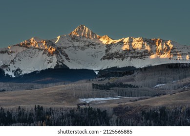 Sunrise On Mt Wilson Near Telluride, CO