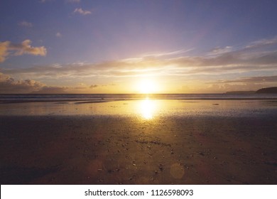 Sunrise On Omaha Beach, New Zealand 1