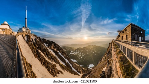 Sunrise On Pic Du Midi De Bigorre, Hautes Pyrenees, France