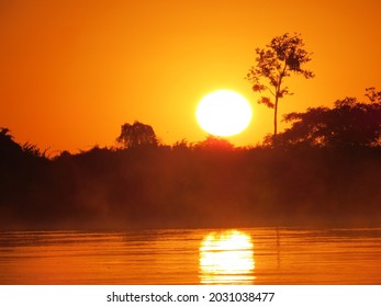 
Sunrise On The Rio Cuiaba