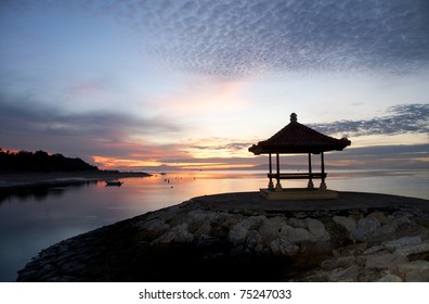 Sunrise On Sanur Beach