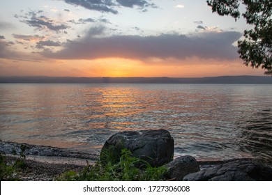 Sunrise On The Sea Of Galilee