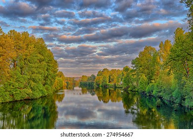 Sunrise On The Snohomish River