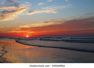 Sunrise On Sunset Beach, North Carolina