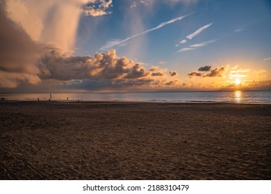 Sunrise On Tybee Island In Savannah, Georgia