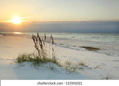 Sunrise On White Sand Florida Beach