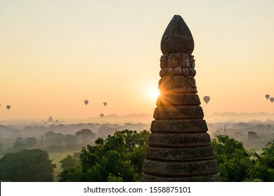 Sunrise Over Bagan Archaeological Zone