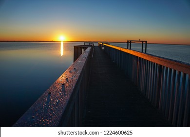 Sunrise Over The Bay At Lovers Lane