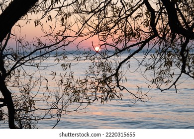 Sunrise Over Beautiful Lake Michigan