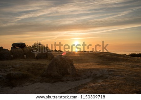 Similar – Image, Stock Photo Megalithic site Harhoog