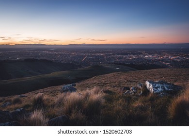 Sunrise Over Christchurch, New Zealand