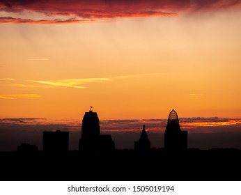 Sunrise Over The Cincinnati Skyline