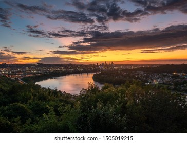 Sunrise Over The Cincinnati Skyline