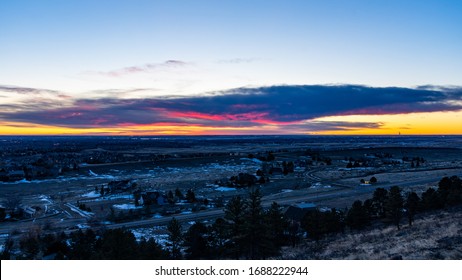 Sunrise Over Fort Collins CO