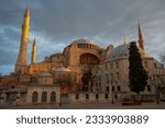 Sunrise over the Hagia Sofia Mosque