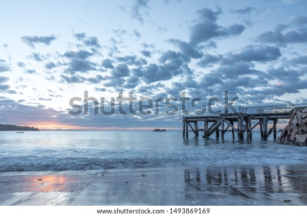 Sunrise Over Horseshoe Bay Port Elliot Stock Photo Edit Now